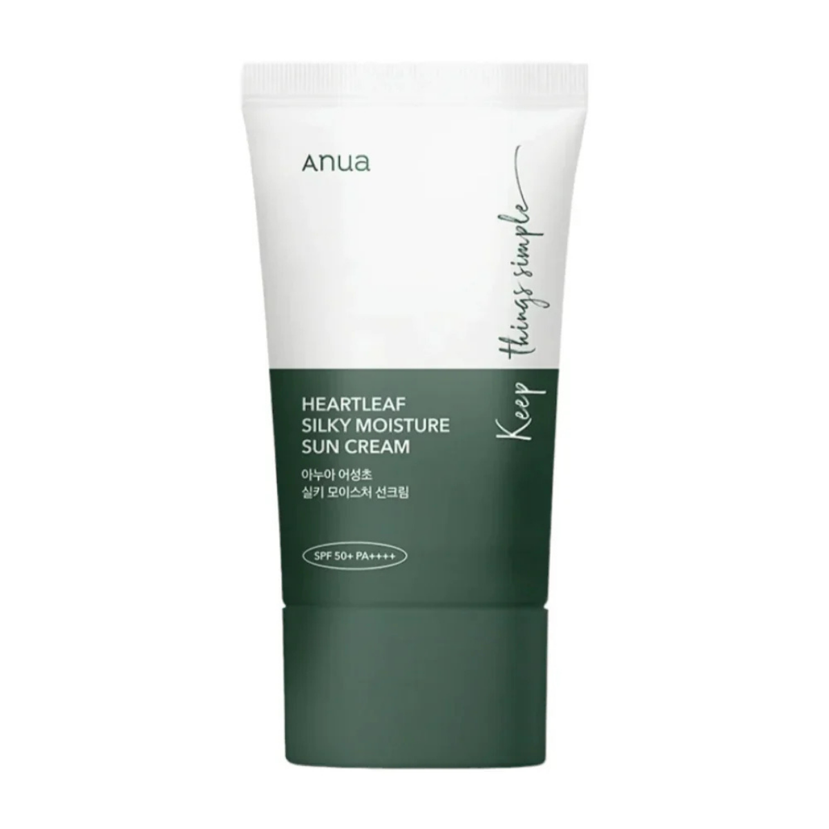 ANUA HEARTLEAF SILKY SUNCREAM 50ML