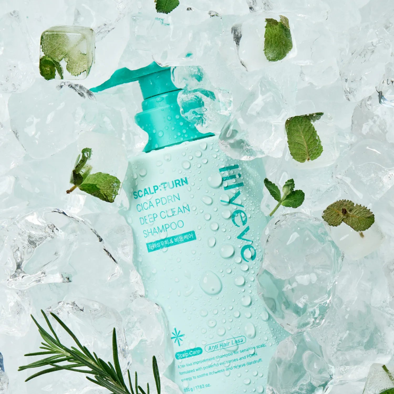 LILYEVE SCALP TURN CICA PDRN DEEP CLEAN SHAMPOO 500g
