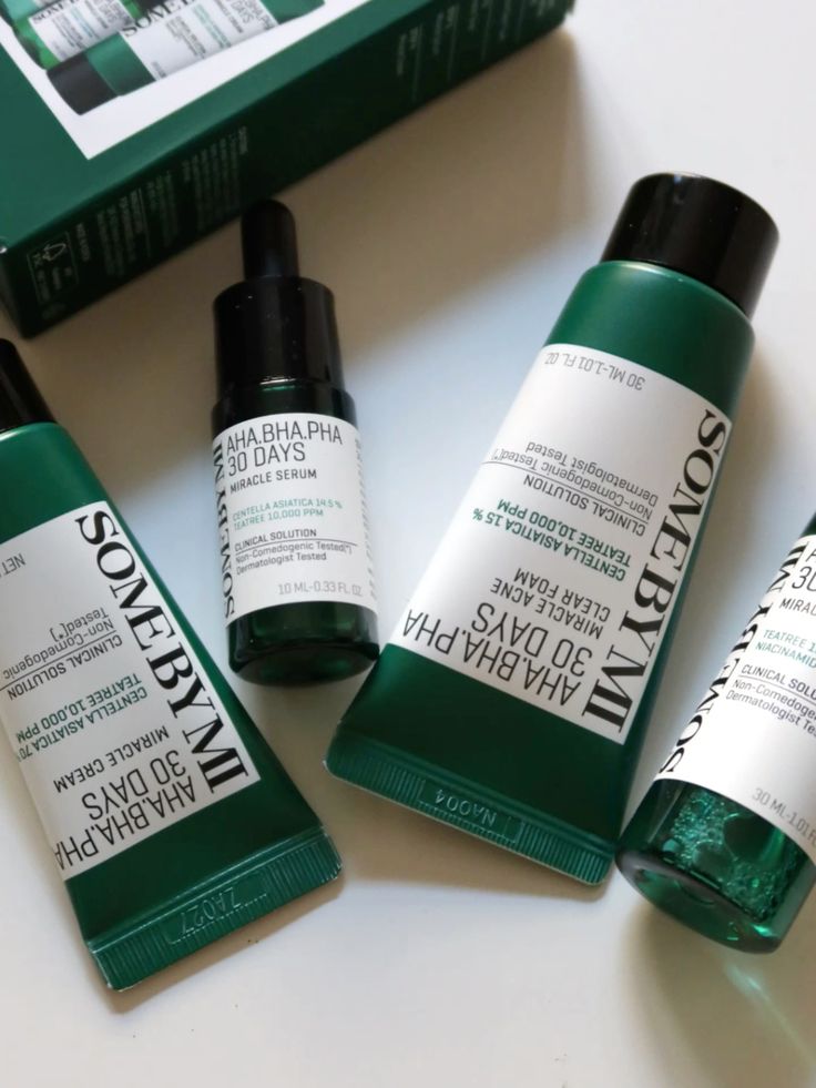 SOME BY MI SOS 30-Day Acne Miracle Kit AHA BHA PHA (4 ingredients)