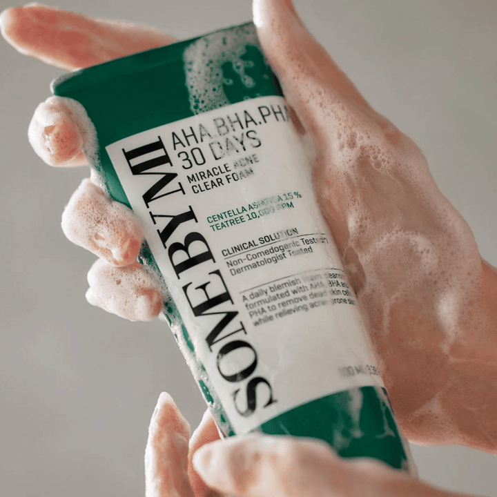 SOME BY MI AHA, BHA, PHA 30-Day Miracle Cleansing Foam for Acne