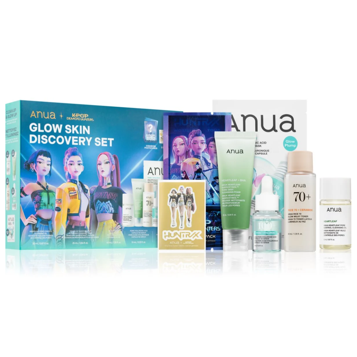 ANUA K-POP DEMON JUNTERS GLOW SKIN DISCOVERY SET