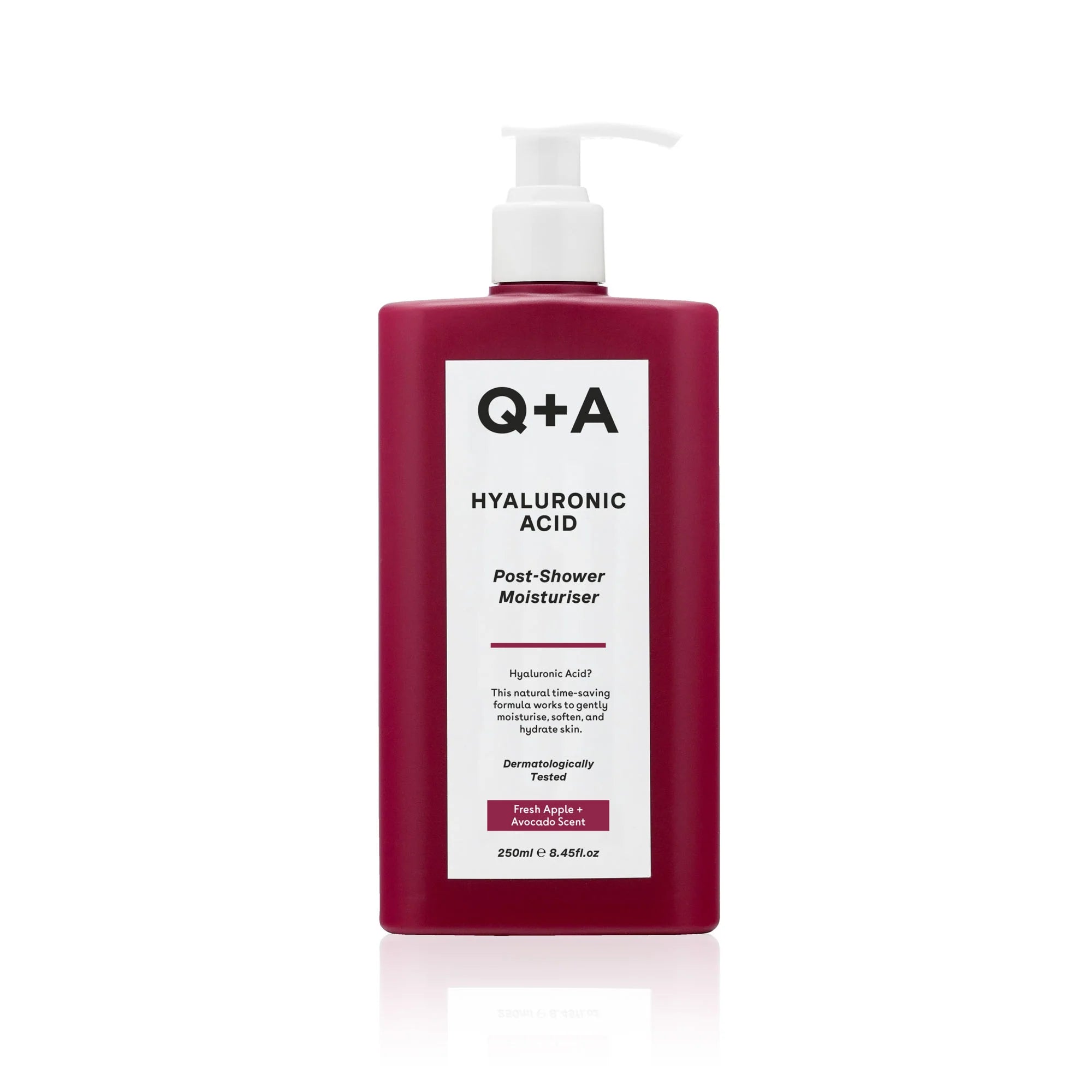 Q+A HYALURONIC ACID POST SHOWER MOISTURISER 250ML