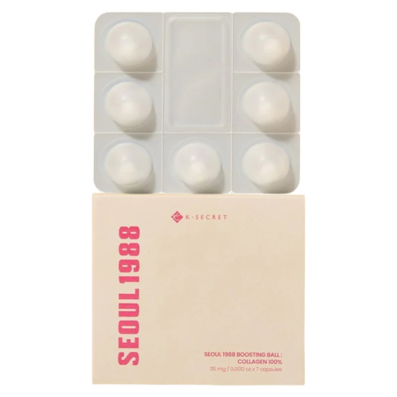 K-SECRET SEOUL 1988 BOOSTING BALL COLÁGENO 100% 35mg