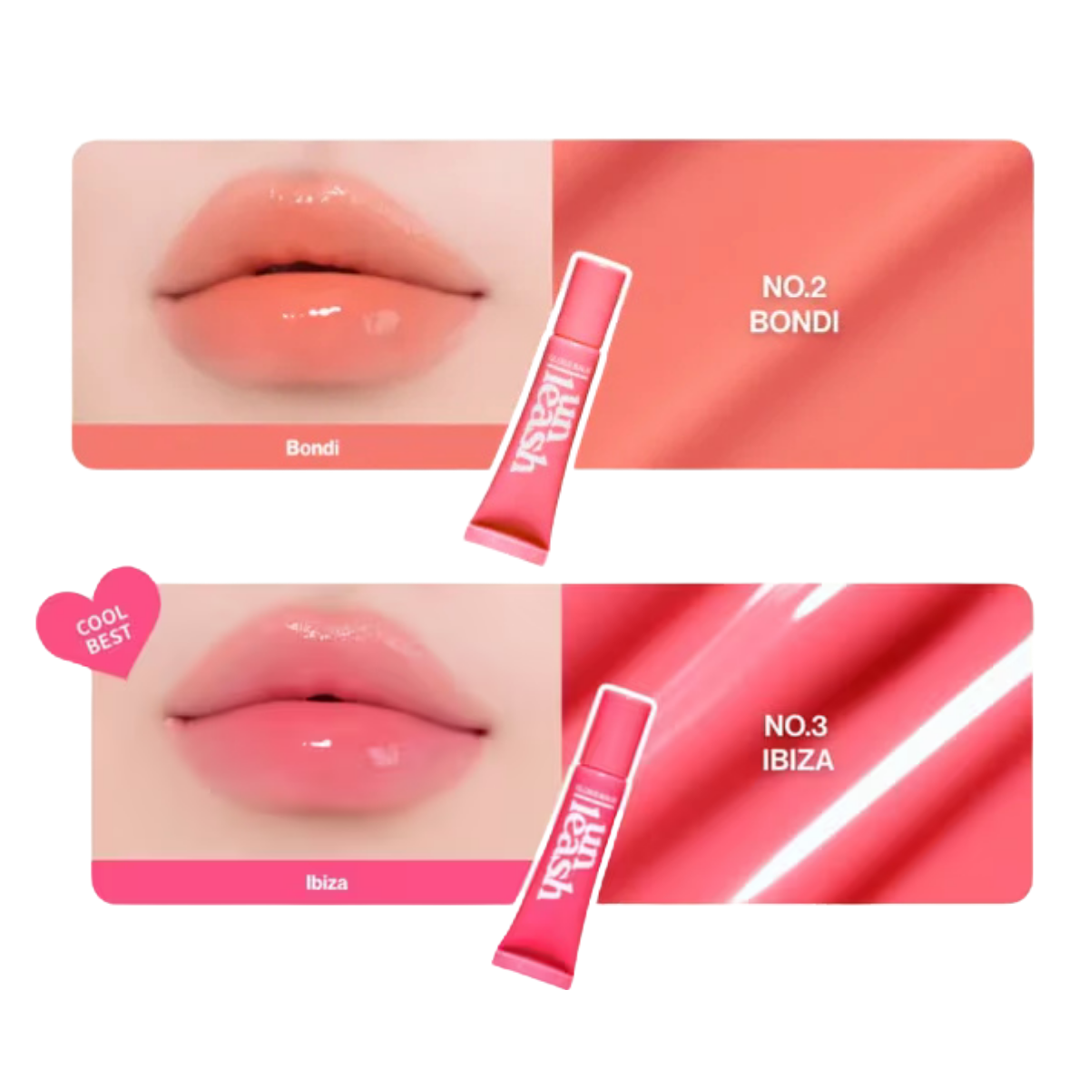 UNLEASHIA SUNSET DAZZLE GLOSS BALM
