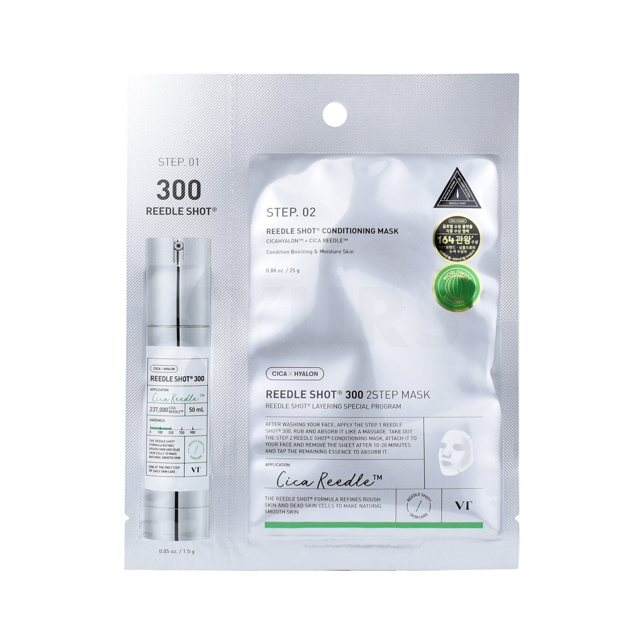 VT COSMETICS REEDLE SHOT 300 2STEP MASK