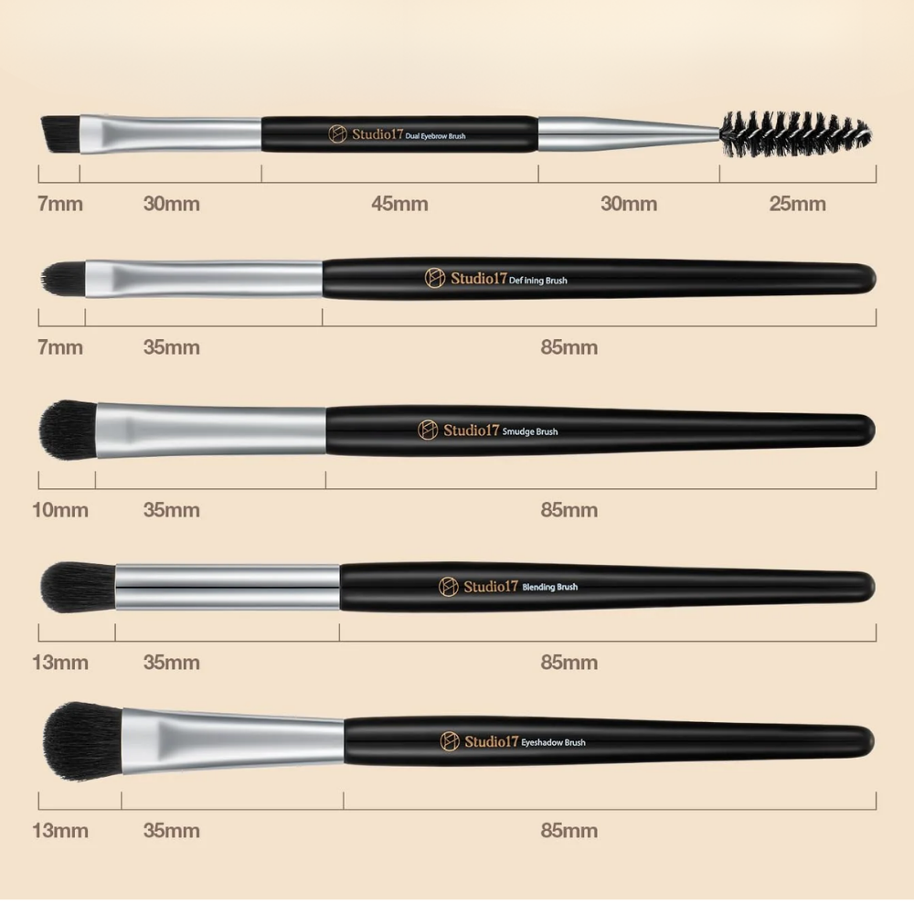 STUDIO17 CONJUNTO DE PINCEIS PARA OLHOS