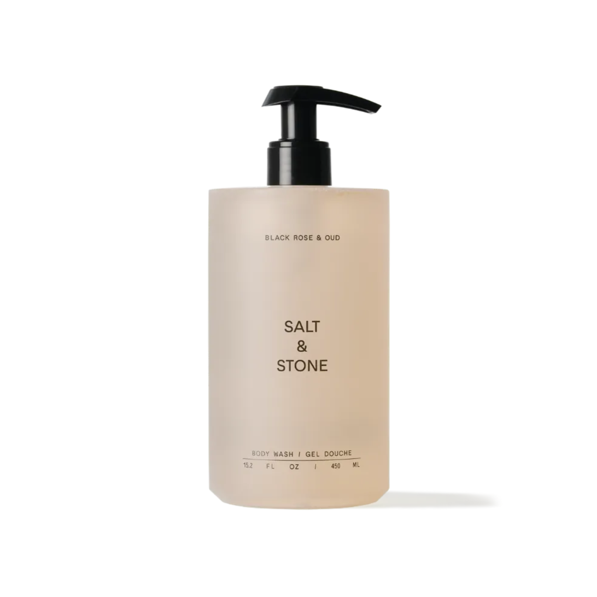 SALT & STONE BLACK ROSE & OUD BODY WASH 450ML
