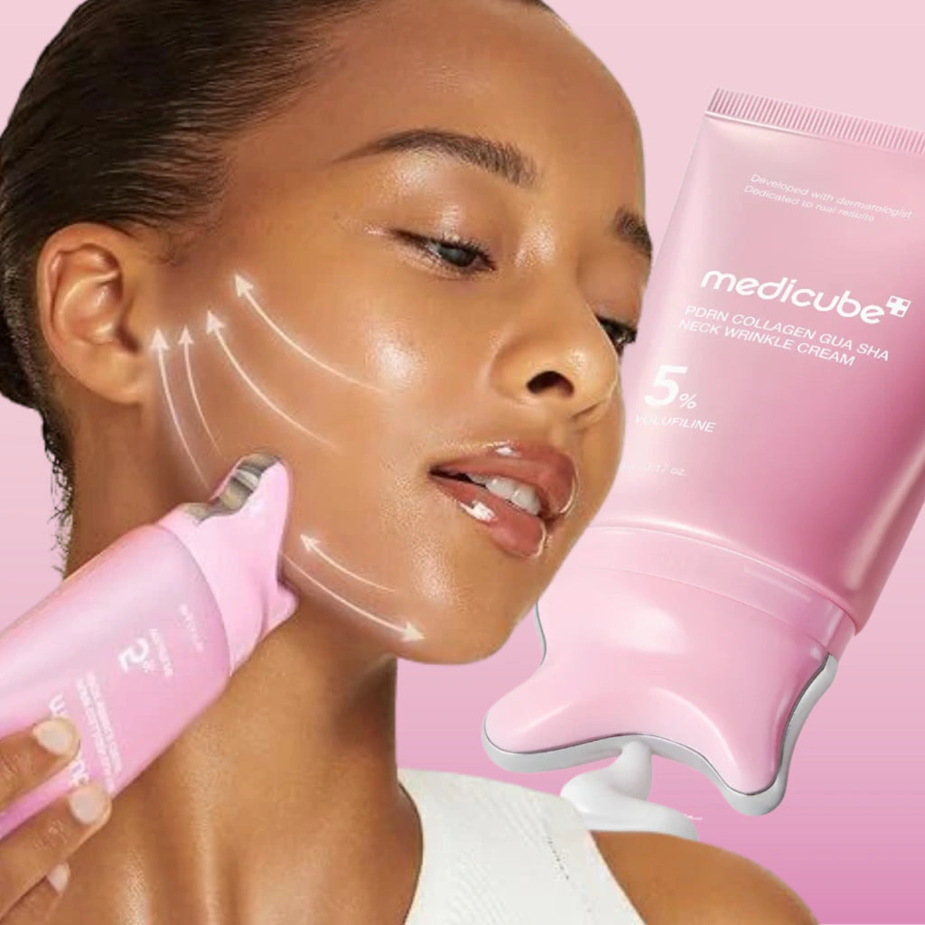 MEDICUBE PDRN Collagen Gua Sha Neck Wrinkle Cream 90g