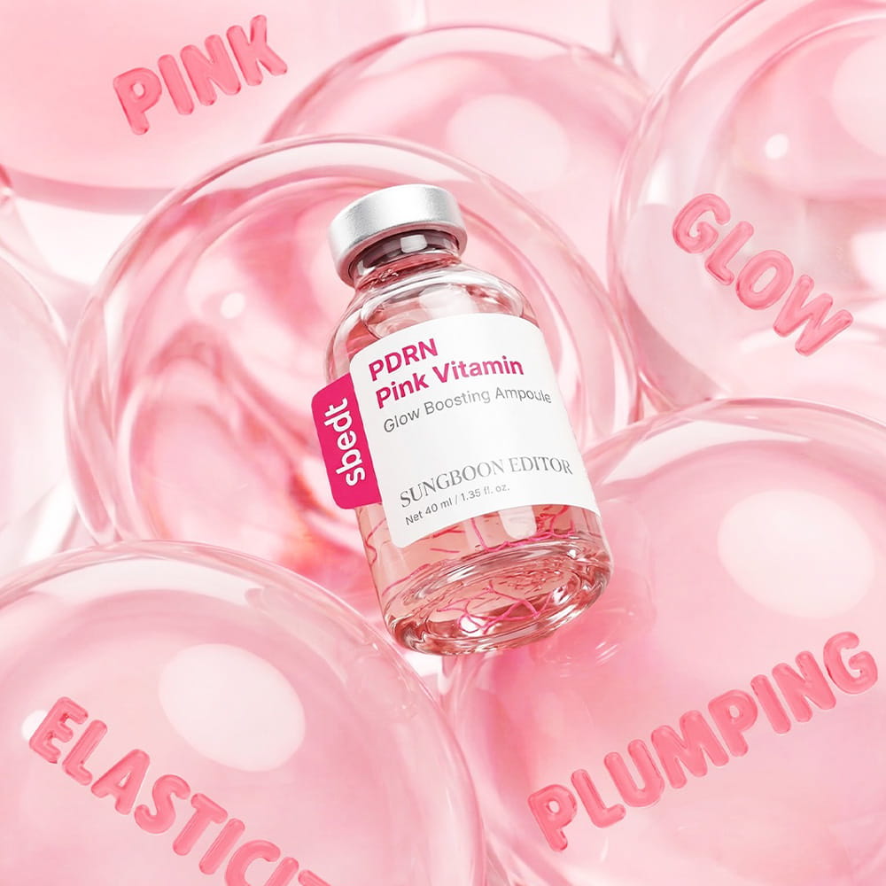SUNGBOON EDITOR PDRN PINK VITAMIN GLOW BOOSTING AMPOULE 40ml